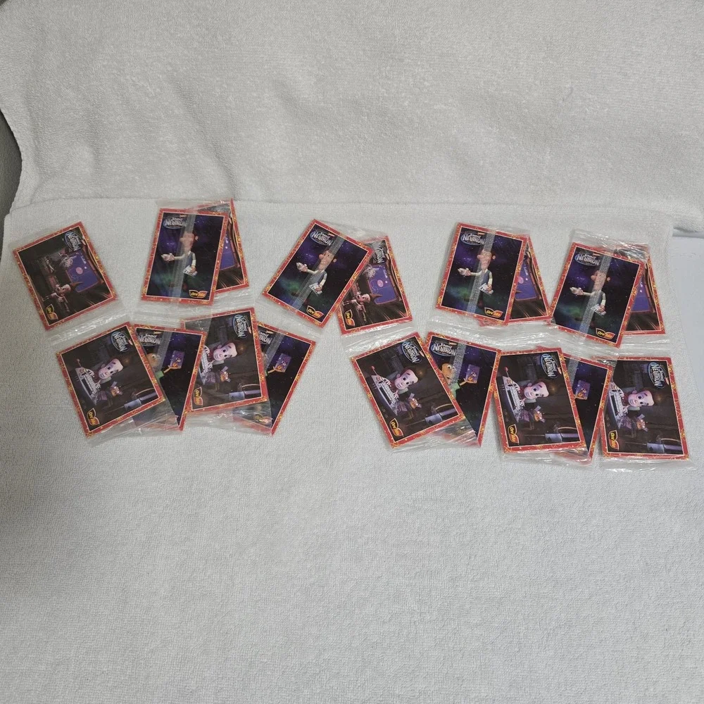 2002 Jimmy Neutron Ore-Ida Promo Cards Sealed 18 Pack Strip Lot 36 Cards NOS
